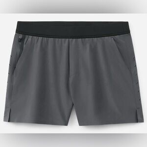 EUC Ten Thousand Interval Short men’s short, iron/black band, size medium
